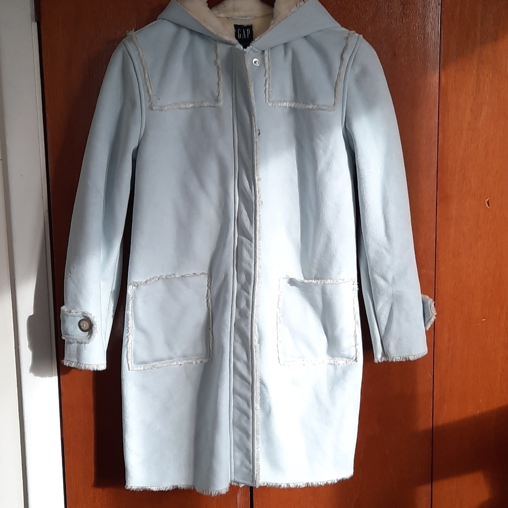 Gap coat faux fur size XXL